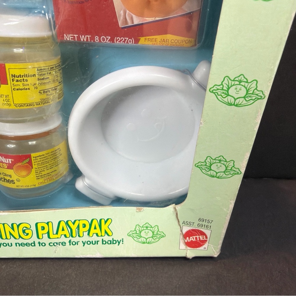 Cabbage Patch Kids 1995 Feeding Playpak 1995 Mattel New Old Stock - Picture 5 of 12